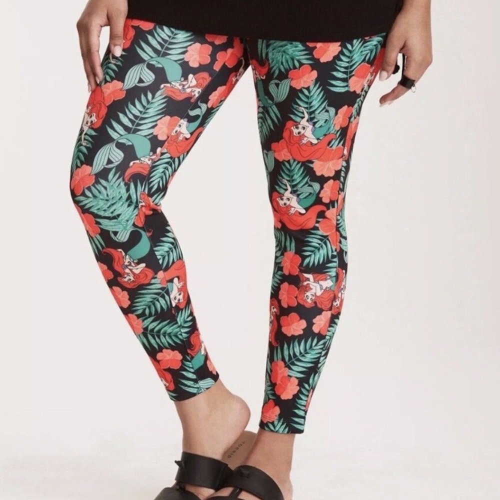 Torrid Leggings Disney Little Mermaid Pants 1